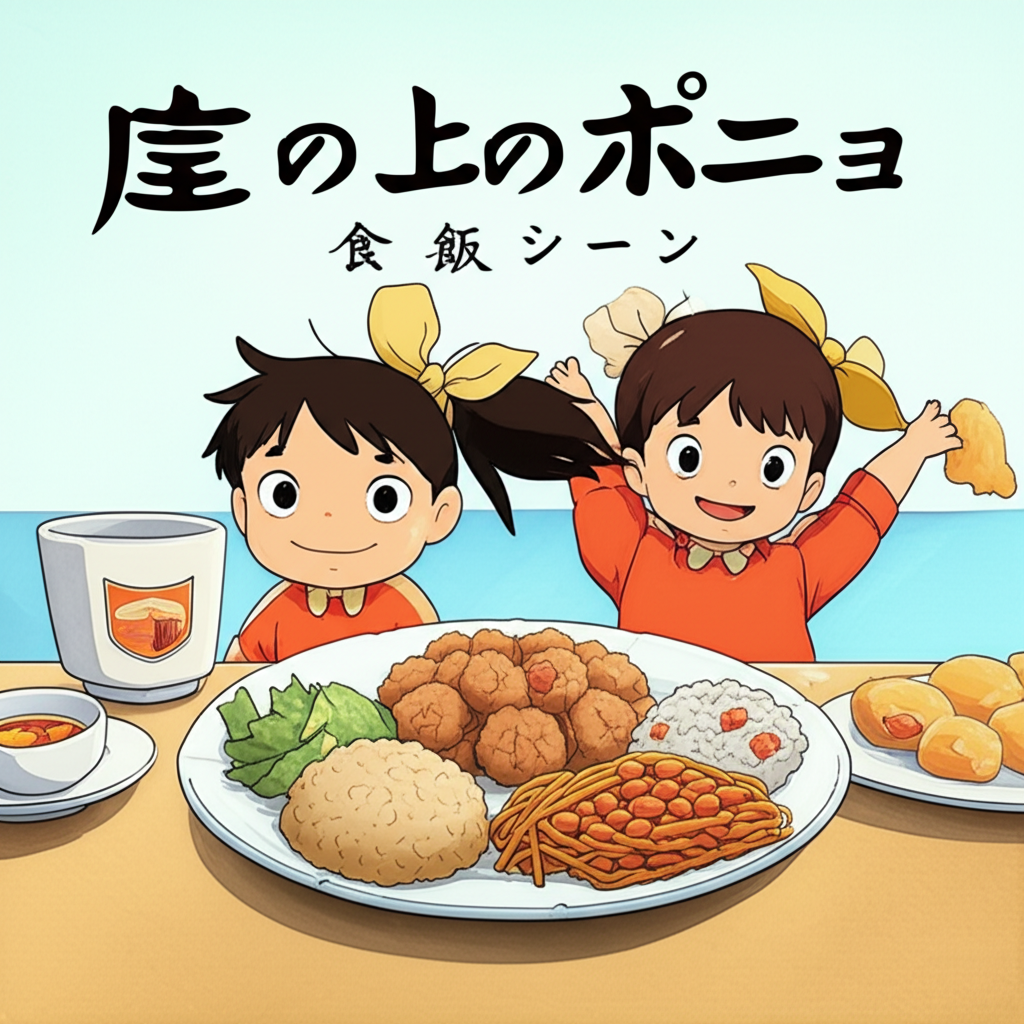崖の上のポニョのご飯シーンは何を伝えるの？食事に込められた深い意味を完全解説！