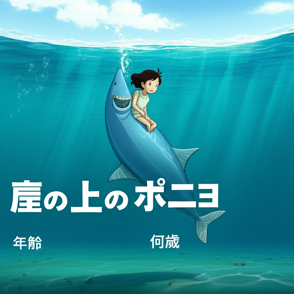 崖の上のポニョは何歳なの？宗介とポニョの年齢設定を徹底解説！