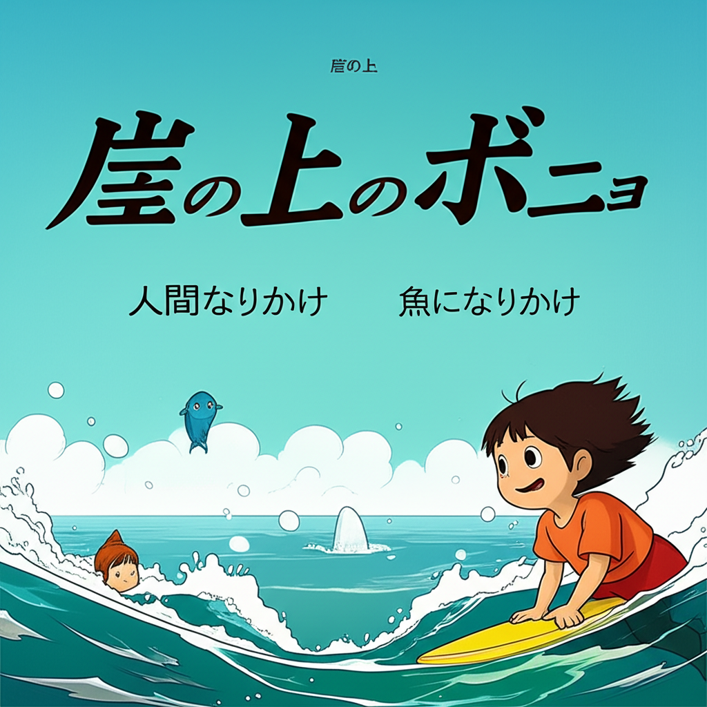 崖の上のポニョは人間になりかけ？魚になりかけ？変身の謎を徹底解説！