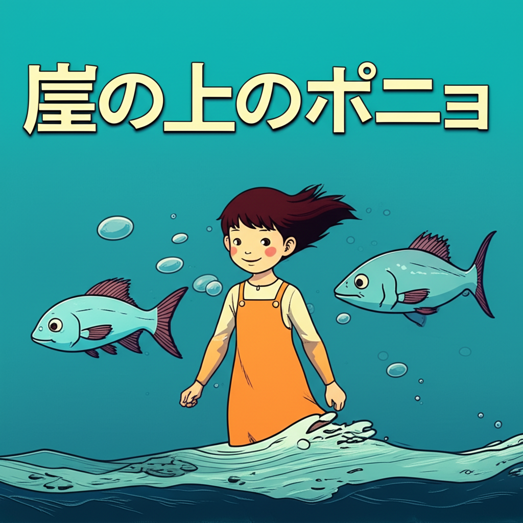 崖の上のポニョの人面魚の意味は？トキおばあちゃんの反応に隠された深い真実を解説！