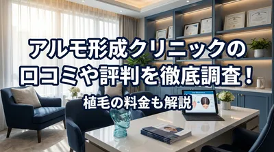 アルモ形成クリニックの口コミや評判を徹底調査！植毛の料金も解説