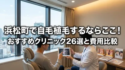 浜松町で自毛植毛するならここ！おすすめクリニック26選と費用比較