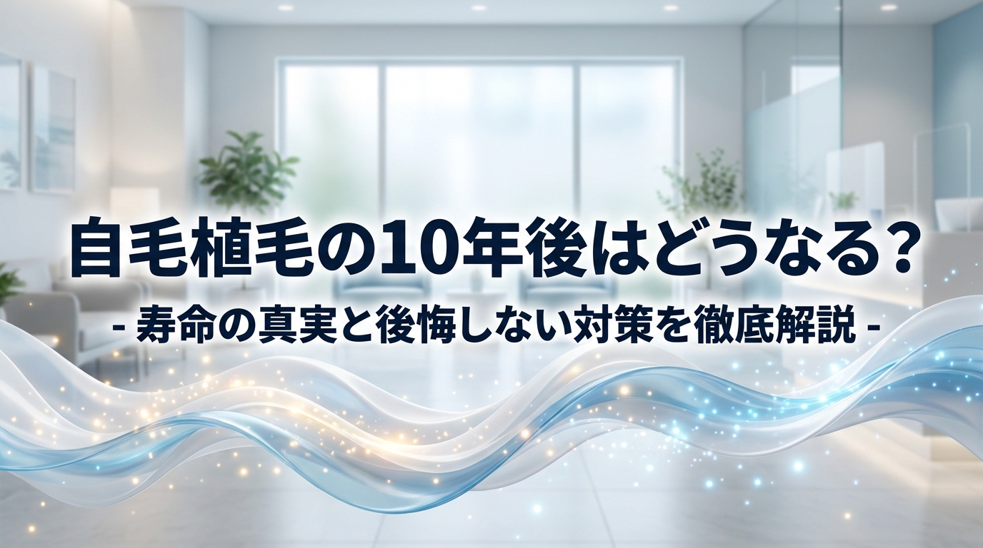 自毛植毛の10年後はどうなる？寿命の真実と後悔しない対策を徹底解説
