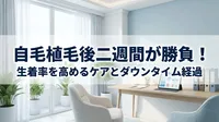 自毛植毛後二週間が勝負！生着率を高めるケアとダウンタイム経過